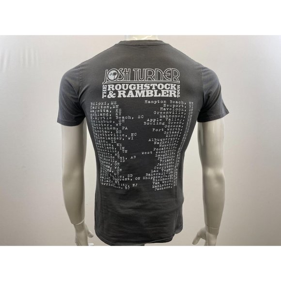Josh Tuner The Roughstock & Rambler Tour T Shirt M - Picture 2 of 3